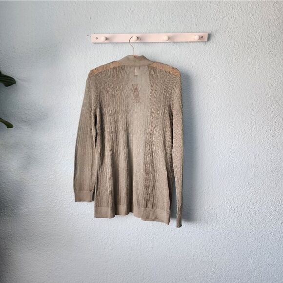 Chico's design vintage light dust moss green cardigan sweater - Picture 4 of 7